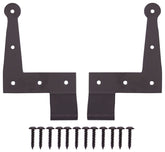 L-HINGE SS 1/2OS BLK
